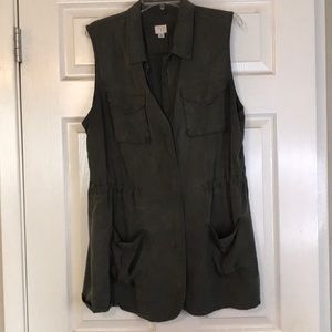 Olive Utility Vest